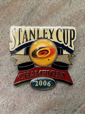NHL Carolina Hurricanes 2006 Stanley Cup Champions Pin